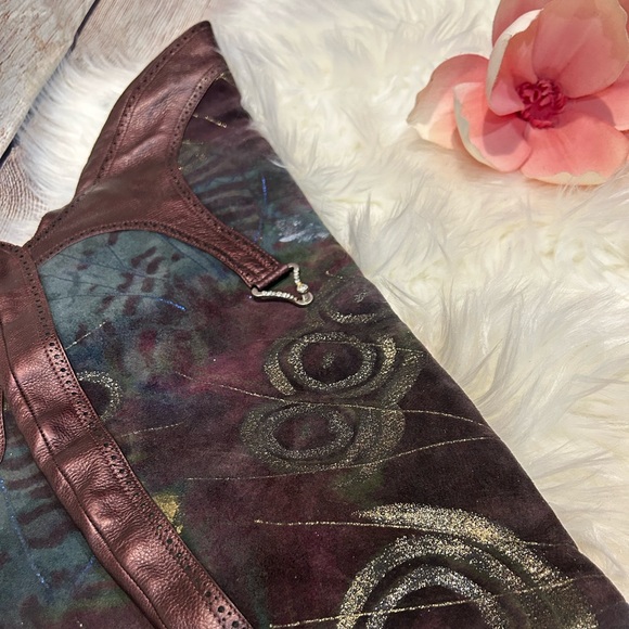 🍂 MARINO FABIANI Italian Leather & Suede Over Knee Boot 🍂 - Picture 6 of 15